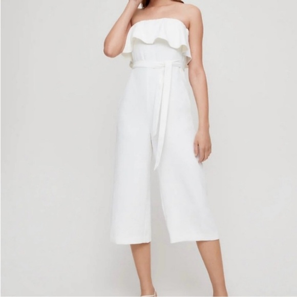 Aritzia flutter off shoulder jumpsuit - Picture 3 of 3